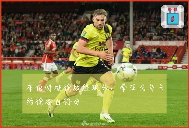 布伦特福德战胜狼队，蒂亚戈与卡约德各自得分